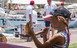 Picture 4 - young lady and future sailor, Antigua Classic Regatta, Antigua.